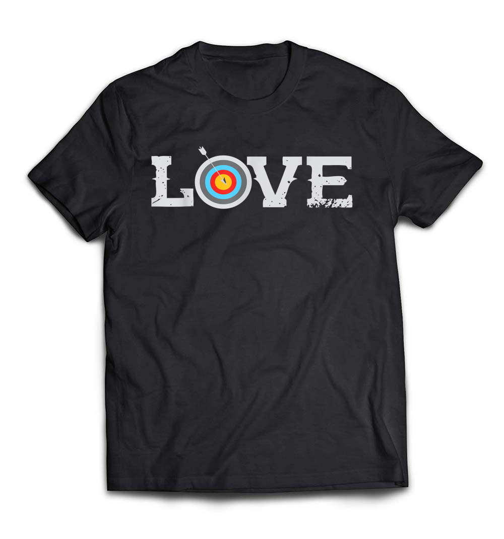 Bow Hunting Archery LOVE T-Shirt: Celebrate Your Passion for Archery